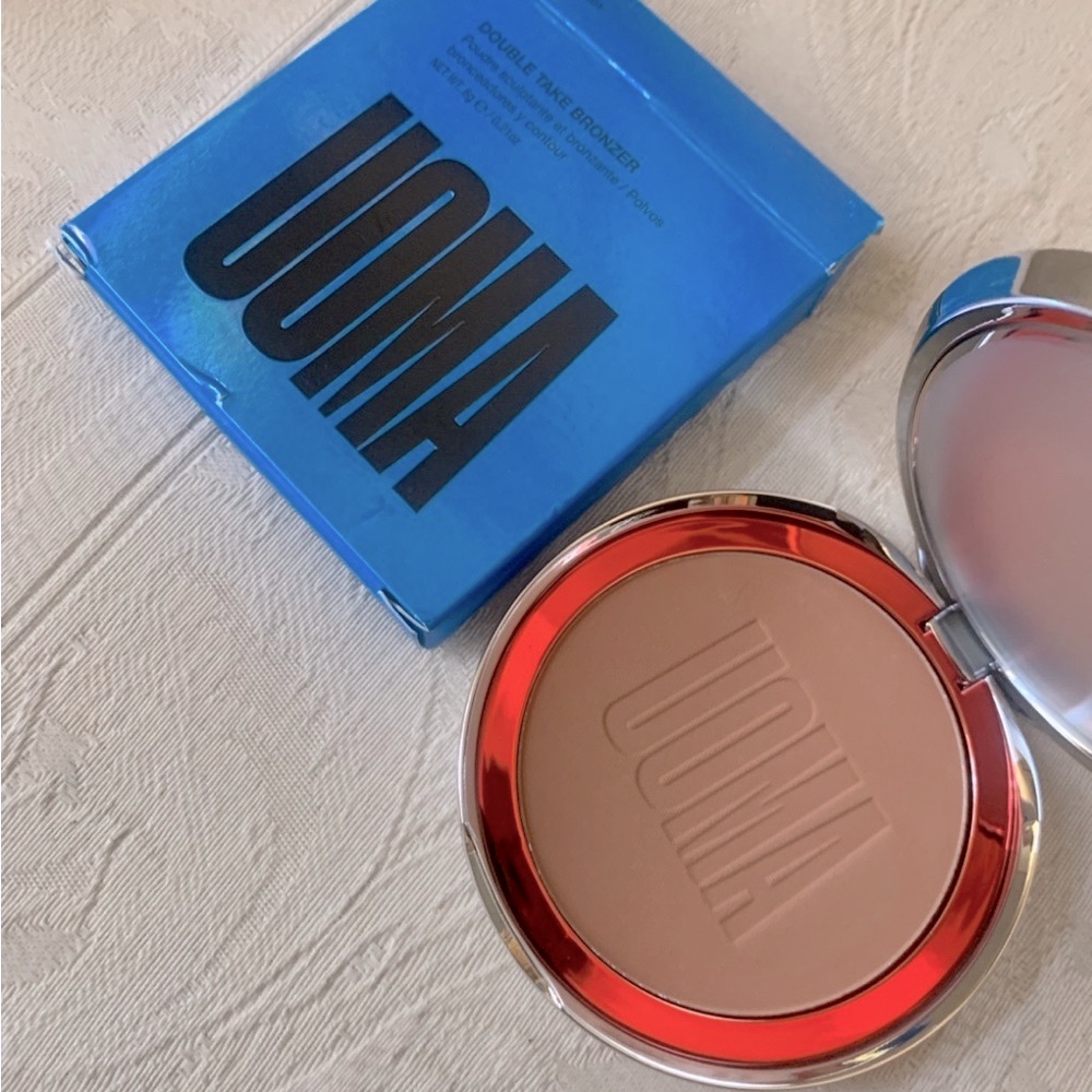 Uoma Beauty Double Take Bronzer Powder in Fair Lady Light to Medium BNIB